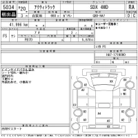 Honda ACTY TRUCK лот № 5034 оценка RA  с аукциона в Японии 11