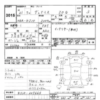Nissan DUALIS лот № 3015 оценка 3  с аукциона в Японии 9