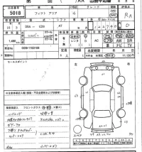 Honda FIT лот № 5018 оценка RA  с аукциона в Японии 7