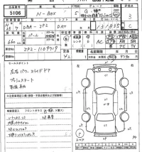 Honda N BOX лот № 5106 оценка 3  с аукциона в Японии 7