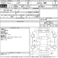 Suzuki HUSTLER лот № 5107 оценка 3  с аукциона в Японии 11