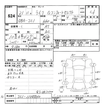 Honda LIFE  с аукциона в Японии