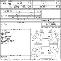 Toyota PORTE лот № 5599 оценка 3.5  с аукциона в Японии 11