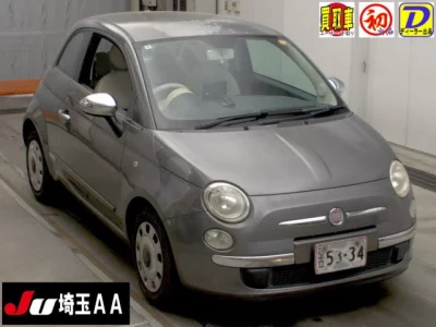 Fiat 500  с аукциона в Японии