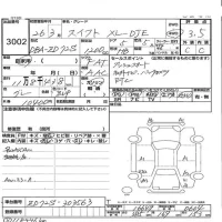 Suzuki SWIFT лот № 3002 оценка 3.5  с аукциона в Японии 4