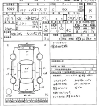 Toyota HIACE VAN лот № 5022 оценка R  с аукциона в Японии 6