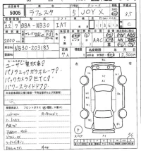 Nissan LAFESTA лот № 5005 оценка 3.5  с аукциона в Японии 7