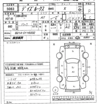 Nissan DAYZ ROOX лот № 5083 оценка R  с аукциона в Японии 7