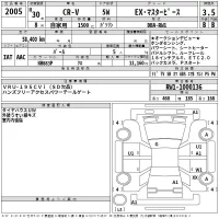 Honda CR-V лот № 2005 оценка 3.5  с аукциона в Японии 1