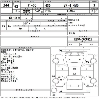 Mitsubishi GALANT  с аукциона в Японии
