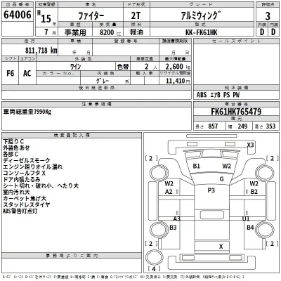 Mitsubishi FUSO FIGHTER  с аукциона в Японии