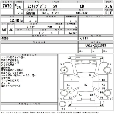 Mitsubishi MINICAB VAN  с аукциона в Японии