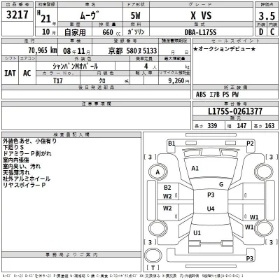 Daihatsu MOVE  с аукциона в Японии