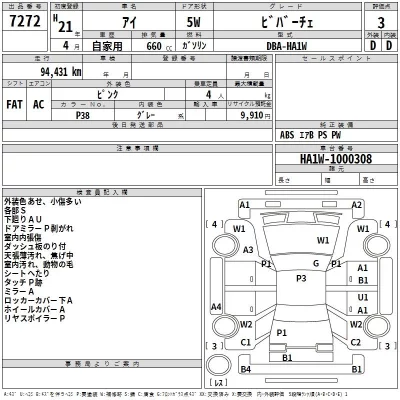 Mitsubishi I  с аукциона в Японии