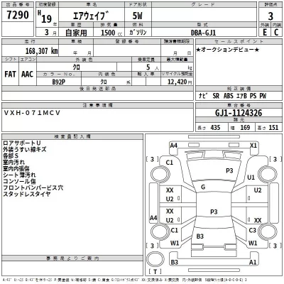 Honda AIRWAVE  с аукциона в Японии