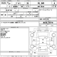 Daihatsu MIRA E S лот № 3121 оценка 3.5  с аукциона в Японии 2