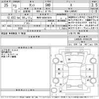 Daihatsu TANTO лот № 25 оценка 3.5  с аукциона в Японии 11