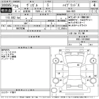 Honda VEZEL лот № 30095 оценка 4  с аукциона в Японии 11
