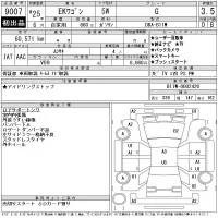 Mitsubishi EK WAGON лот № 9007 оценка 3.5  с аукциона в Японии 11
