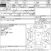 Suzuki SWIFT лот № 30533 оценка RA  с аукциона в Японии 8