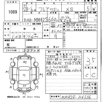 Mazda FLAIR WAGON лот № 1089 оценка 3.5  с аукциона в Японии 5