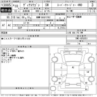 Subaru GOLF ALLTRACK лот № 13085 оценка 3  с аукциона в Японии 11