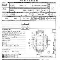 Toyota WISH лот № 85030 оценка R  с аукциона в Японии 11