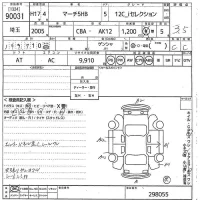 Nissan MARCH лот № 90031 оценка 3.5  с аукциона в Японии 10