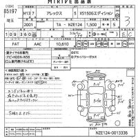Toyota ALLEX лот № 85197 оценка 3  с аукциона в Японии 10