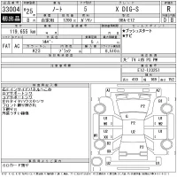Nissan NOTE лот № 33004 оценка R  с аукциона в Японии 11