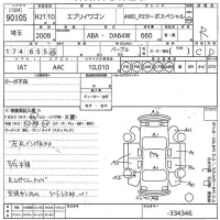 Suzuki EVERY WAGON лот № 90105 оценка R  с аукциона в Японии 10