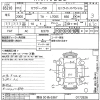 Daihatsu MIRA лот № 85210 оценка 3  с аукциона в Японии 10