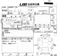 Daihatsu MIRA лот № 8122 оценка R  с аукциона в Японии 5