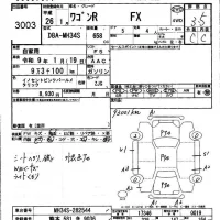 Suzuki WAGON R лот № 3003 оценка 3.5  с аукциона в Японии 6