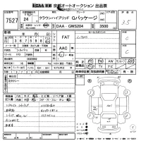 Toyota CROWN лот № 7527 оценка 3.5  с аукциона в Японии 8