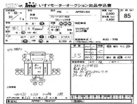 Nissan ATLAS лот № 85 оценка 3.5  с аукциона в Японии 2