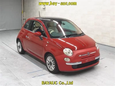 Fiat 500C  с аукциона в Японии