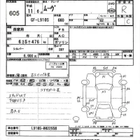 Daihatsu MOVE лот № 605 оценка R  с аукциона в Японии 3