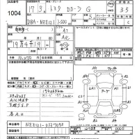 Toyota COROLLA лот № 1004 оценка 3.5  с аукциона в Японии 7