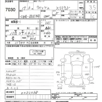 Toyota WISH лот № 7030 оценка 3.5  с аукциона в Японии 7