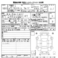 Smart FORTWO лот № 1011 оценка 4.5  с аукциона в Японии 8