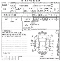 Volkswagen Polo лот № 35022 оценка 3.5  с аукциона в Японии 10
