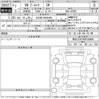Volkswagen T-ROC лот № 38027 оценка S  с аукциона в Японии 11
