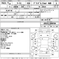 Toyota MARK II лот № 7021 оценка 3  с аукциона в Японии 2