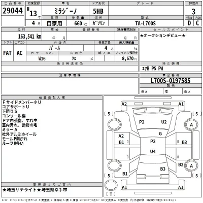 Toyota PIXIS EPOCH  с аукциона в Японии