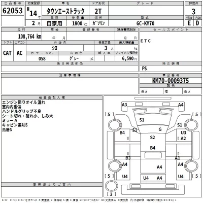 Toyota TOWN ACE TRUCK  с аукциона в Японии