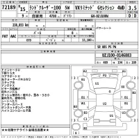 Toyota LAND CRUISER лот № 72189 оценка 3.5  с аукциона в Японии 2
