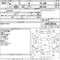 Daihatsu MIRA лот № 3035 оценка 3.5  с аукциона в Японии 2