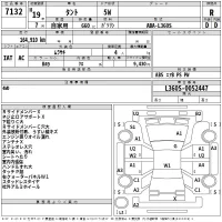 Daihatsu TANTO лот № 7132 оценка R  с аукциона в Японии 2