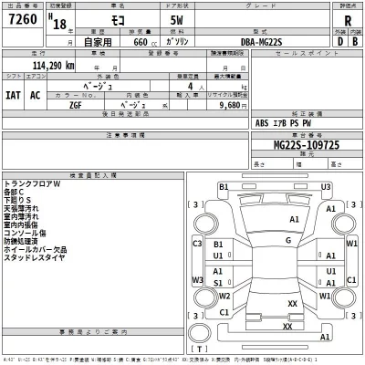 Nissan MOCO  с аукциона в Японии